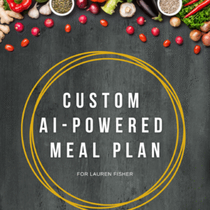 AI meal plan