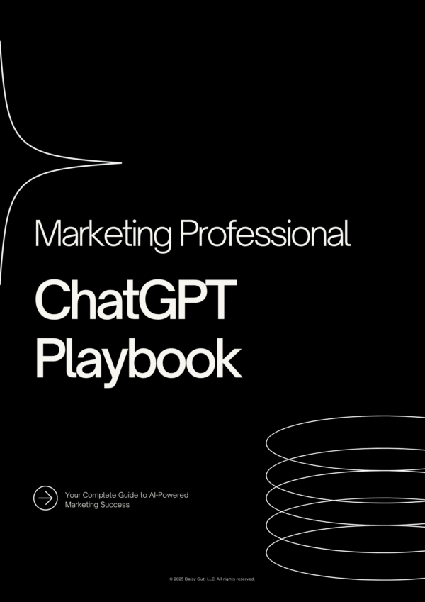 Marketing Professional ChatGPT Playbook